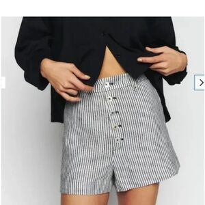 Reformation Grayson Linen Short